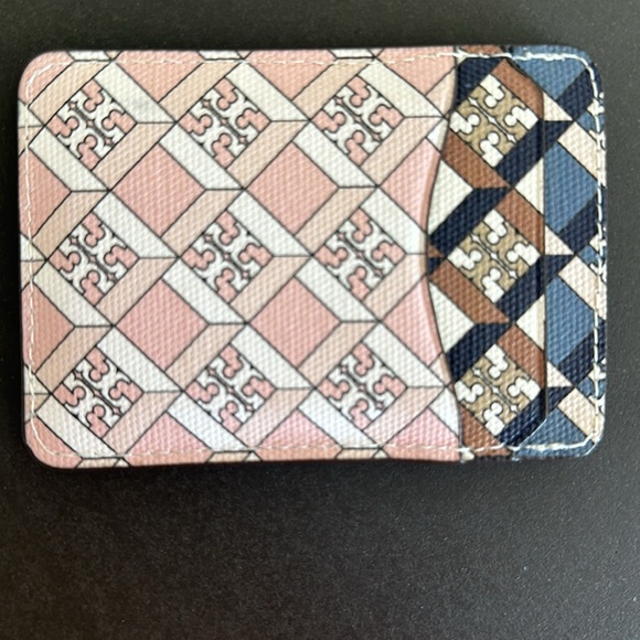 Tory Burch Geo Color Block Card Case - Picture 3 of 7